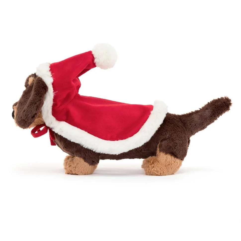 Jellycat Knuffel Teckel Winter Warmer Otto Sausage Dog