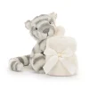 Jellycat Knuffeldoek Bashful Snow Tiger Soother