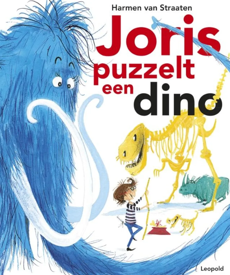 Joris puzzelt een dino