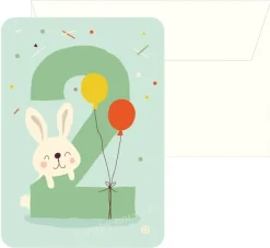 Kaart met Envelop 2 Bunny