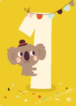 Kaart met Envelop 1 Koala