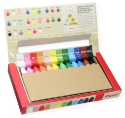 Kitpas Rijstwax (Raam)Krijt Medium Set 12-delig