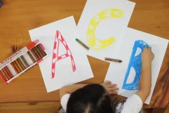 Kitpas Rijstwax (Raam)Krijt Medium Set 12-delig