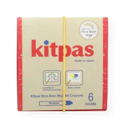 Kitpas Rijstwax (Raam)Krijt Medium Set 6-delig