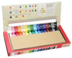 Kitpas Rijstwax (Raam)Krijt Medium Set 16-delig