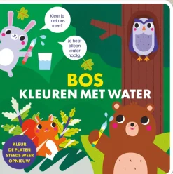 Kleuren met water Bos