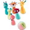Lilliputiens Kegelspel Jungle met Knuffeldieren