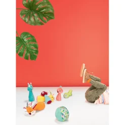 Lilliputiens Kegelspel Jungle met Knuffeldieren