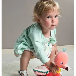 Lilliputiens Knuffel Flamingo Anaïs en haar Baby's