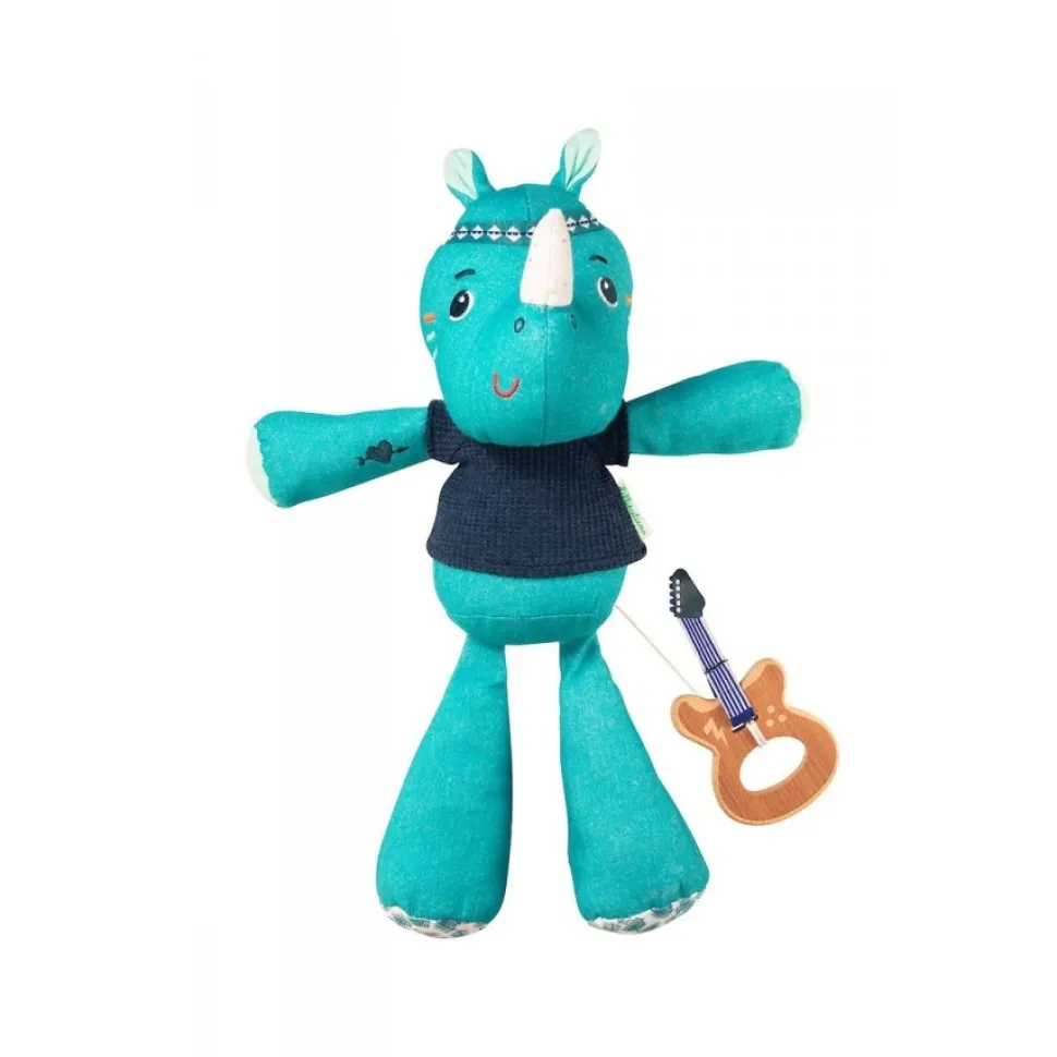 Lilliputiens Muziekknuffel Marius de Neushoorn