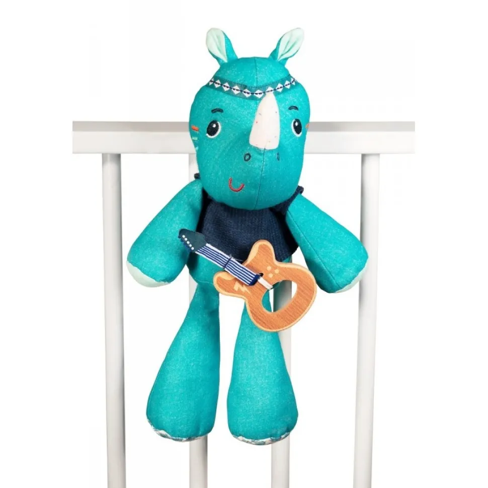 Lilliputiens Muziekknuffel Marius de Neushoorn