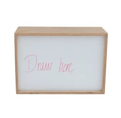 Limundo Wandlamp Rechthoekig Draw Here Beuken Hout