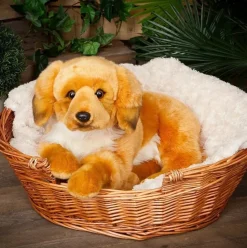 Living Nature Knuffel Hond Golden Retriever 60 cm