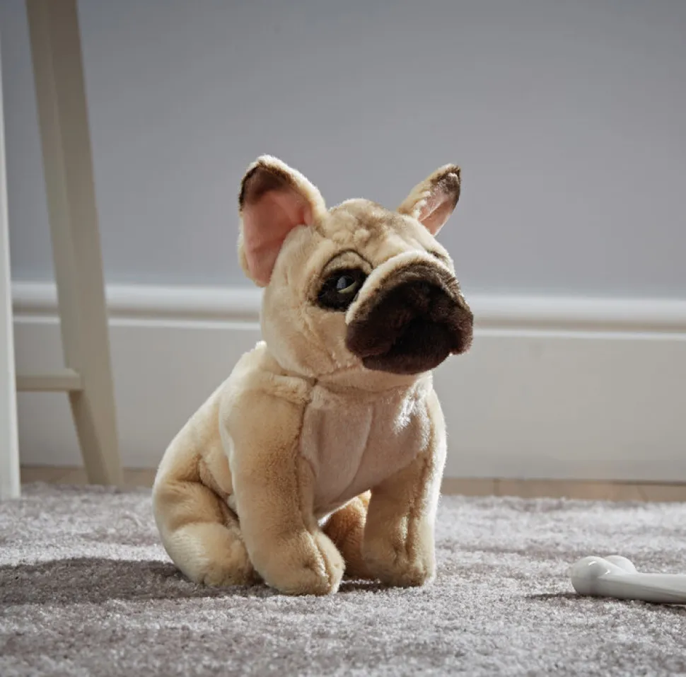 Living Nature Knuffel Hond Franse Bulldog Zittend