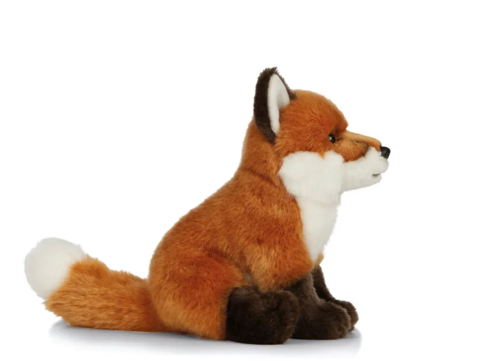 Living Nature Knuffel Vos Zittend 27 cm