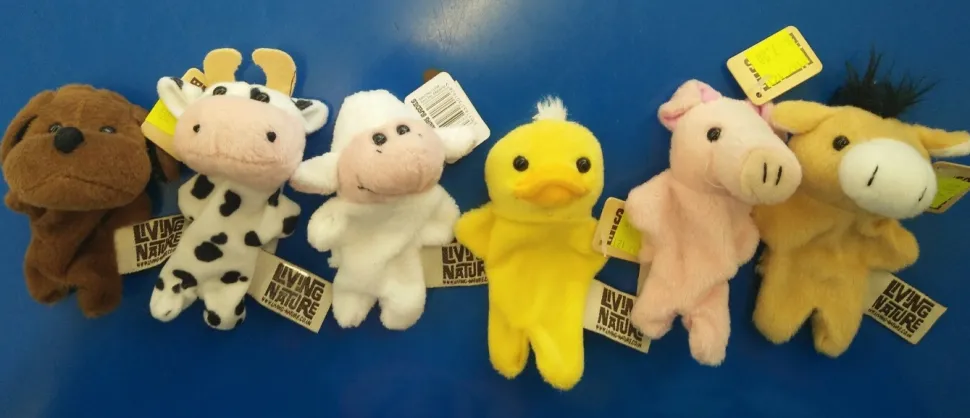 Living Nature Vingerpop Boerderijdieren