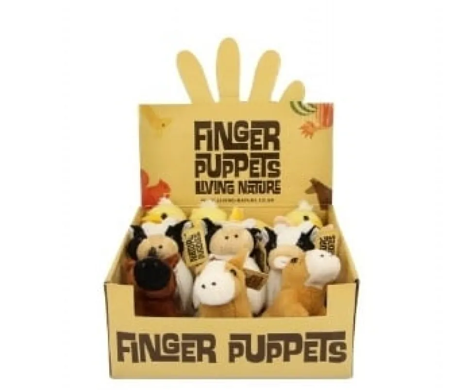 Living Nature Vingerpop Boerderijdieren