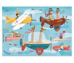 Londji Puzzel  Luchtvaart Volare in Opbergkoker 36 pcs