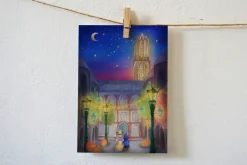 Lotte Drouen Ansichtkaart Halloween in Utrecht