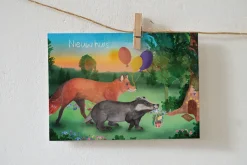 Lotte Drouen Ansichtkaart Nieuw Huis