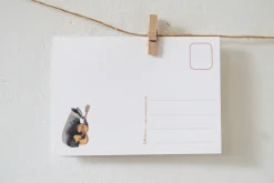 Lotte Drouen Ansichtkaart Hieperdepiep Hoera Dierenband