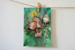 Lotte Drouen Ansichtkaart Je kunt het vogel!