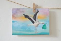 Lotte Drouen Ansichtkaart Welkom Kleintje! Geboorte