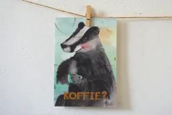 Lotte Drouen Ansichtkaart Koffie