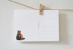 Lotte Drouen Ansichtkaart Bloemenketting Maken