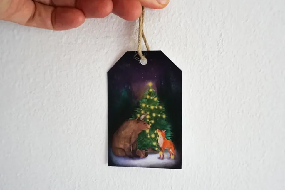 Lotte Drouen Cadeaulabelset Kerst