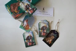 Lotte Drouen Cadeaulabelset Bosdieren