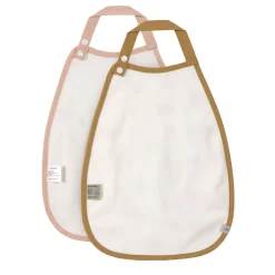 Lässig Babyslabbetje Medium Little Mateys Spicy Orange 2pcs