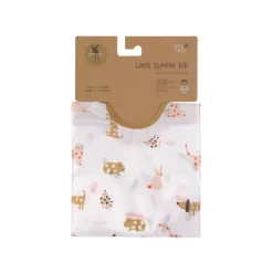 Lässig Babyslabbetje met Mouwen Little Mateys Spicy Orange