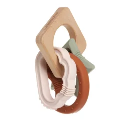 Lässig Bijtring Hout/Siliconen Little Universe