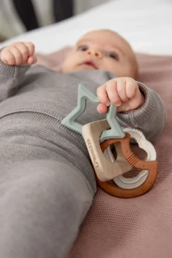 Lässig Bijtring Hout/Siliconen Little Universe
