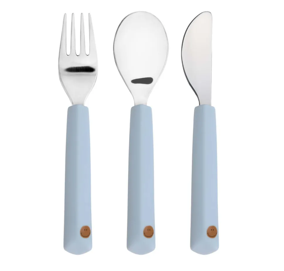 Lässig Kinderbestek Happy Rascals Smile Set 3-delig