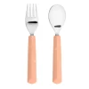 Lässig Kinderbestek Set Vork en Lepel Abrikoos