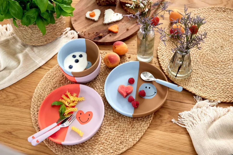 Lässig Kinderschaaltje Happy Rascals Smile Sky Blue