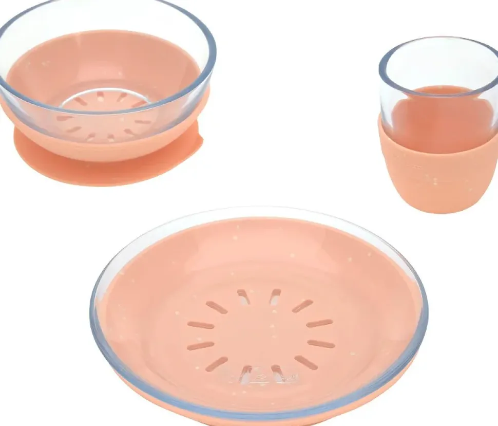Lässig Kinderservies Set 3-delig Abrikoos