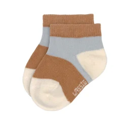 Lässig Sneaker Kindersokjes Light Blue Caramel Set 3-delig