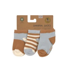 Lässig Sneaker Kindersokjes Light Blue Caramel Set 3-delig