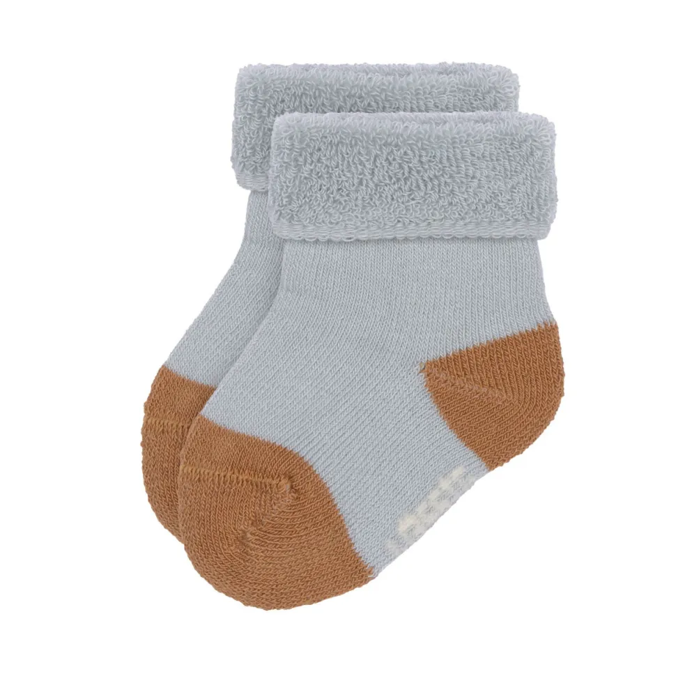 Lässig Terry Kindersokjes Light Blue Caramel Set 3-delig