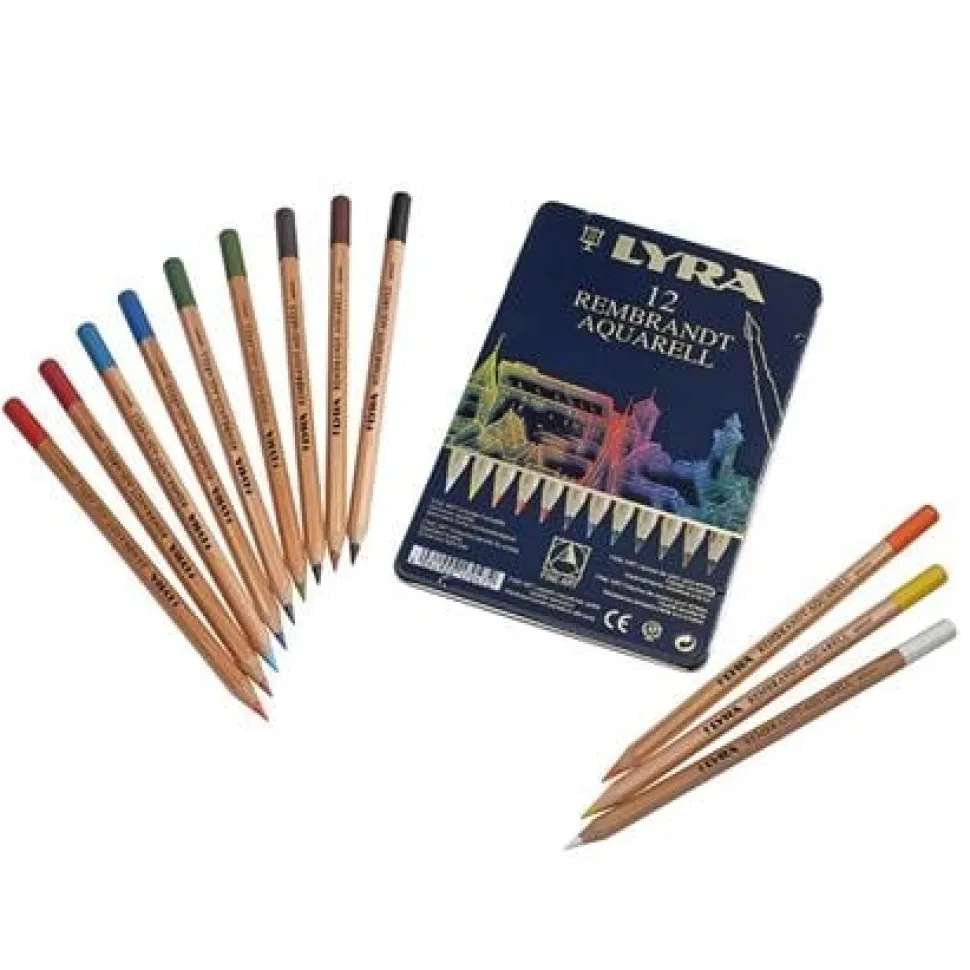 Lyra Rembrandt Aquarel Potloden Blik 24-delig