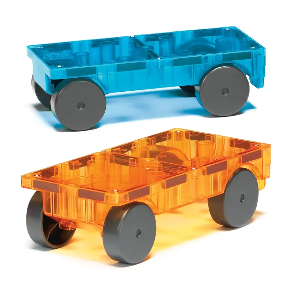 Magna-Tiles Cars 2 pcs Blauw Set