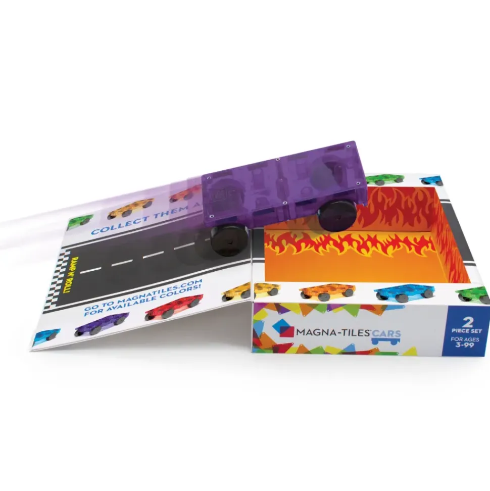 Magna-Tiles Cars 2 pcs Paars Set