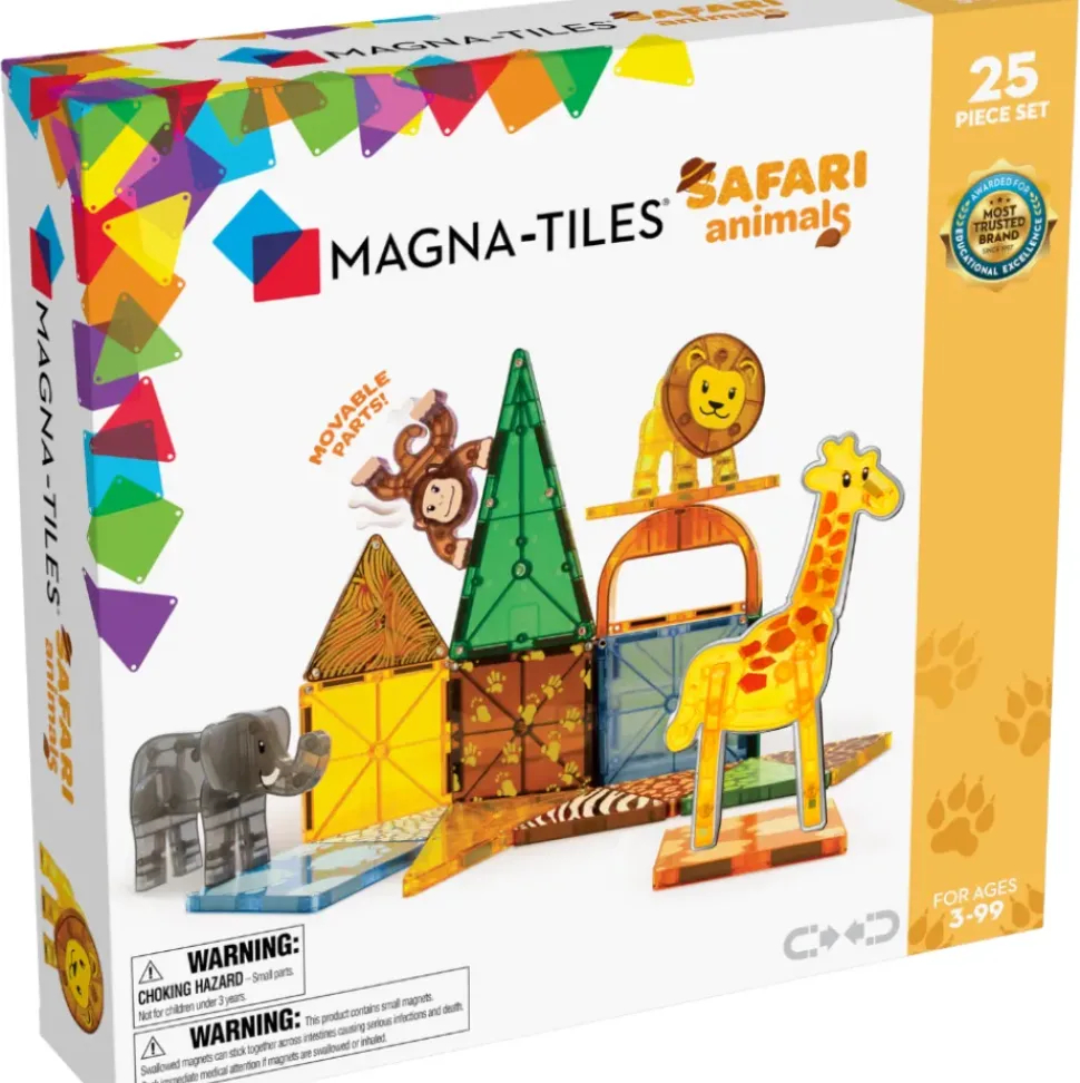 Magna-Tiles Safari Animals 25 pcs Set