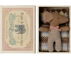 Maileg Knuffelmuis Baby Sleepy-Wakey Roze