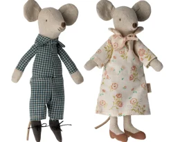 Maileg Knuffelmuis Opa en Oma in Cigarbox 17cm