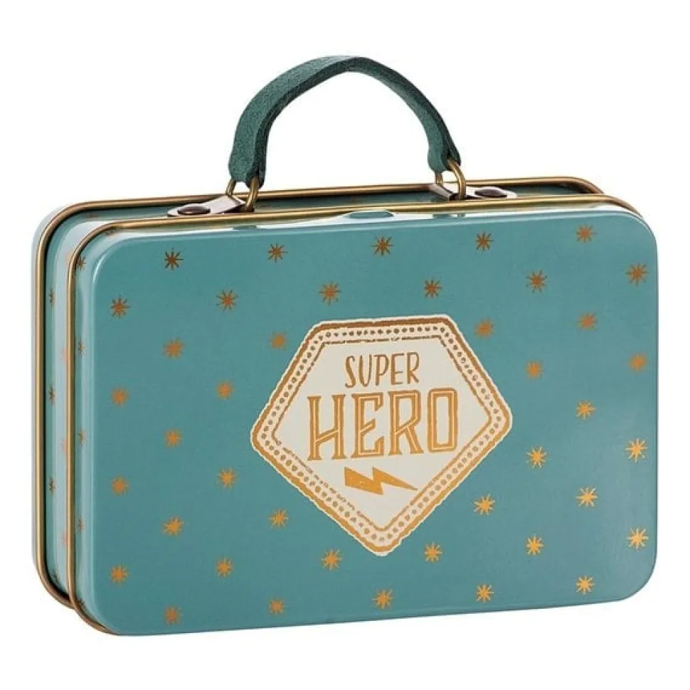 Maileg Metalen Koffertje Blue Gold Stars