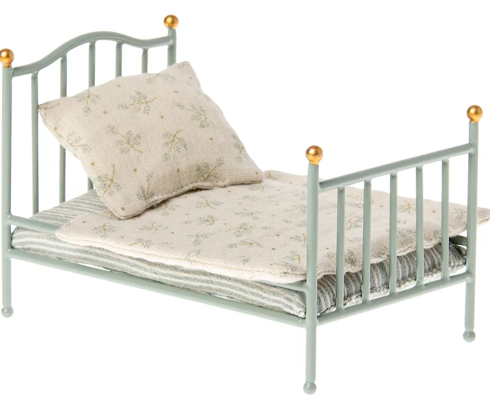 Maileg Poppenhuis Vintage Bed Mint